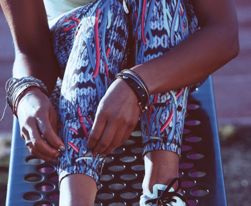 Reykjavik Rave Printed Tight. Image credit Nike Women.